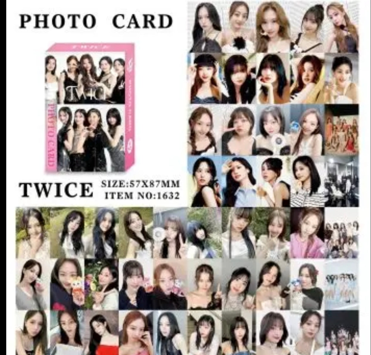 Photocards de twice 50pcs