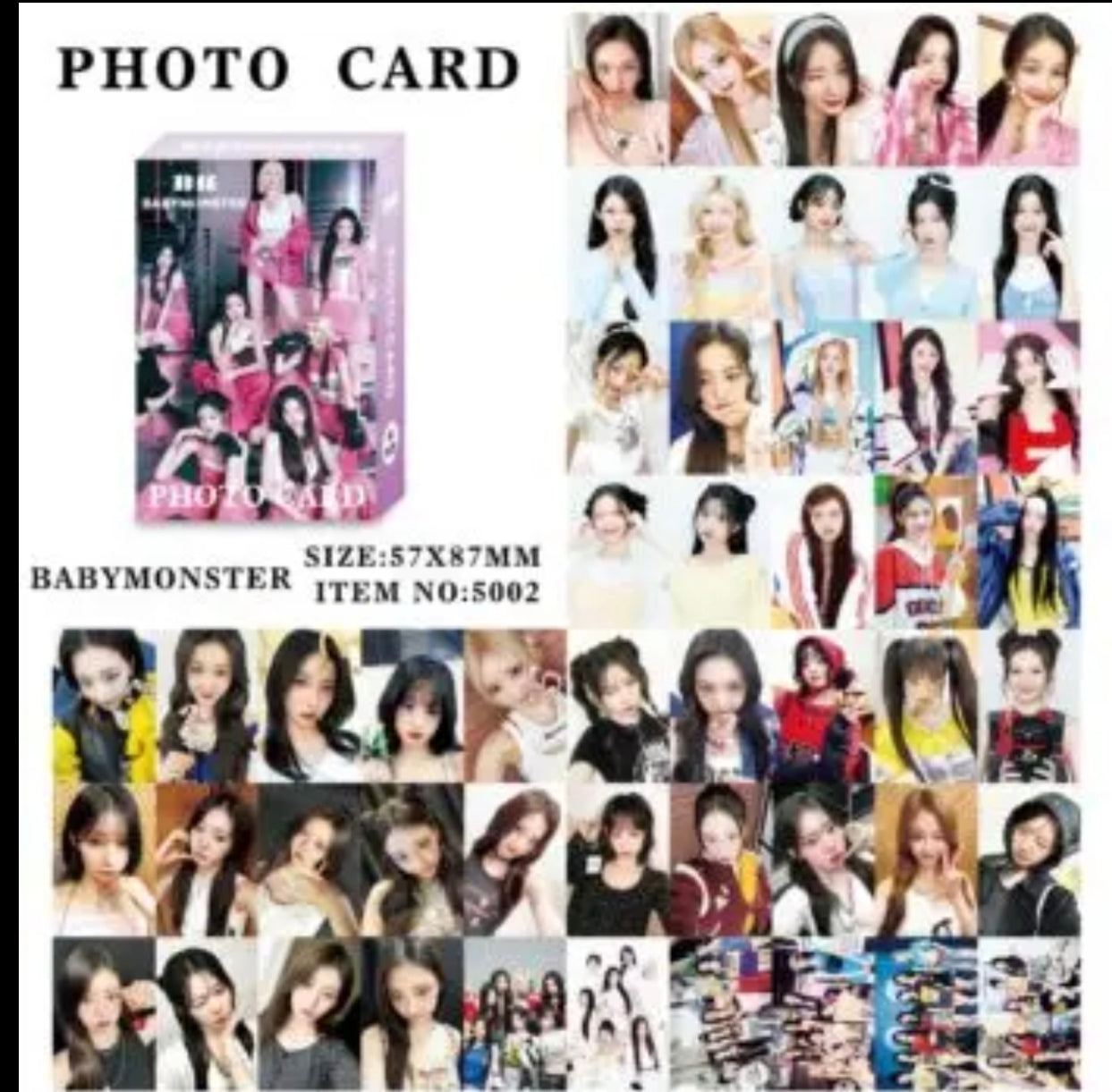 Photocards de Baby Monster